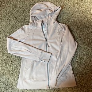 Lululemon blush pink zip up hoodie